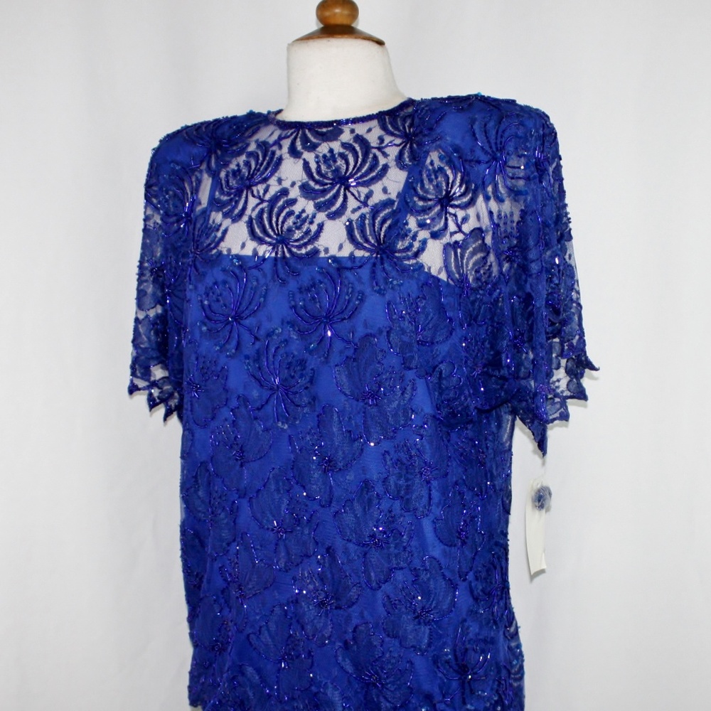 JASDEE Vintage Dress Hand Work Bead & Sequns 2043